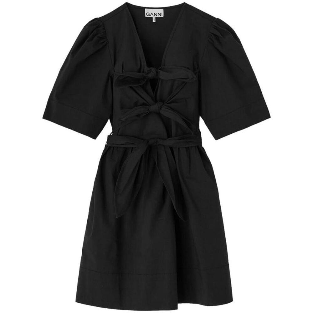 Ganni Women Ganni Women Mini Dress With Bows